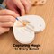 Baby Handprint Footprint Ornament Keepsake Kit - Newborn Imprint Ornament Kit for Baby Girl, Boy - Personalized New Baby Gifts for New Parents - Hand Print Christmas Ornament Kit (Duo Heart)